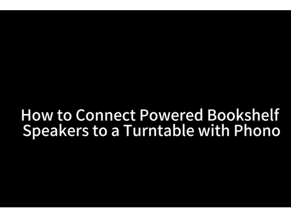Turntable Phono Out -Add a Preamp for Powered Speakers!